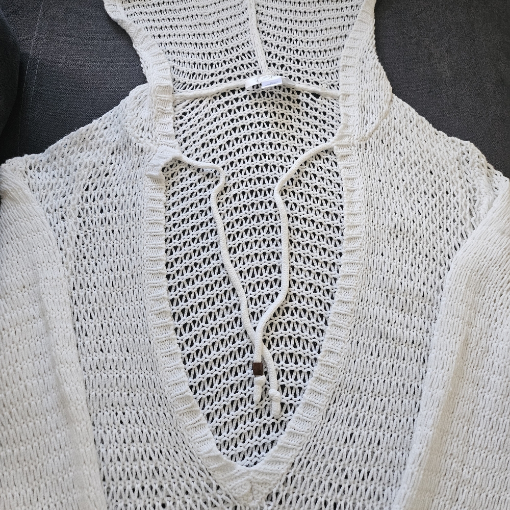 White Knit Sleeveless Top